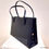 Thumbnail: Navy blue patent 3 section handbag