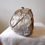 Thumbnail: Ivory gold brocade evening bag with diamante detail