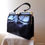 Thumbnail: 1960s Widegate large black leather top handle handbag