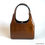 Thumbnail: 1960s Pexella copper bronze patent leather rigid boxy handbag
