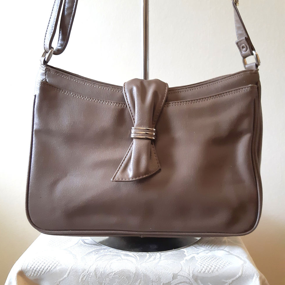Japelle by Jane Shilton taupe soft shoulder bag