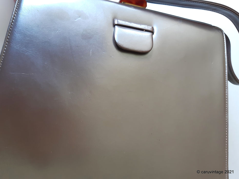 Thumbnail: Lodix, Handbags of Taste, mink pearly leather handbag