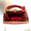 Thumbnail: Waldybag red glitter hexagonal small evening bag