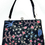 Thumbnail: Waldybag black satin handpainted evening bag