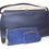 Thumbnail: "The Martin" navy blue pebbled leather handbag with inner purses