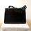 Thumbnail: Waldybag black leather classic handbag with coin purse