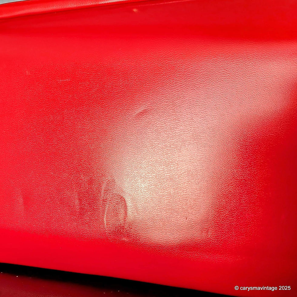Thumbnail: Theodor California bright red boxy top handle handbag