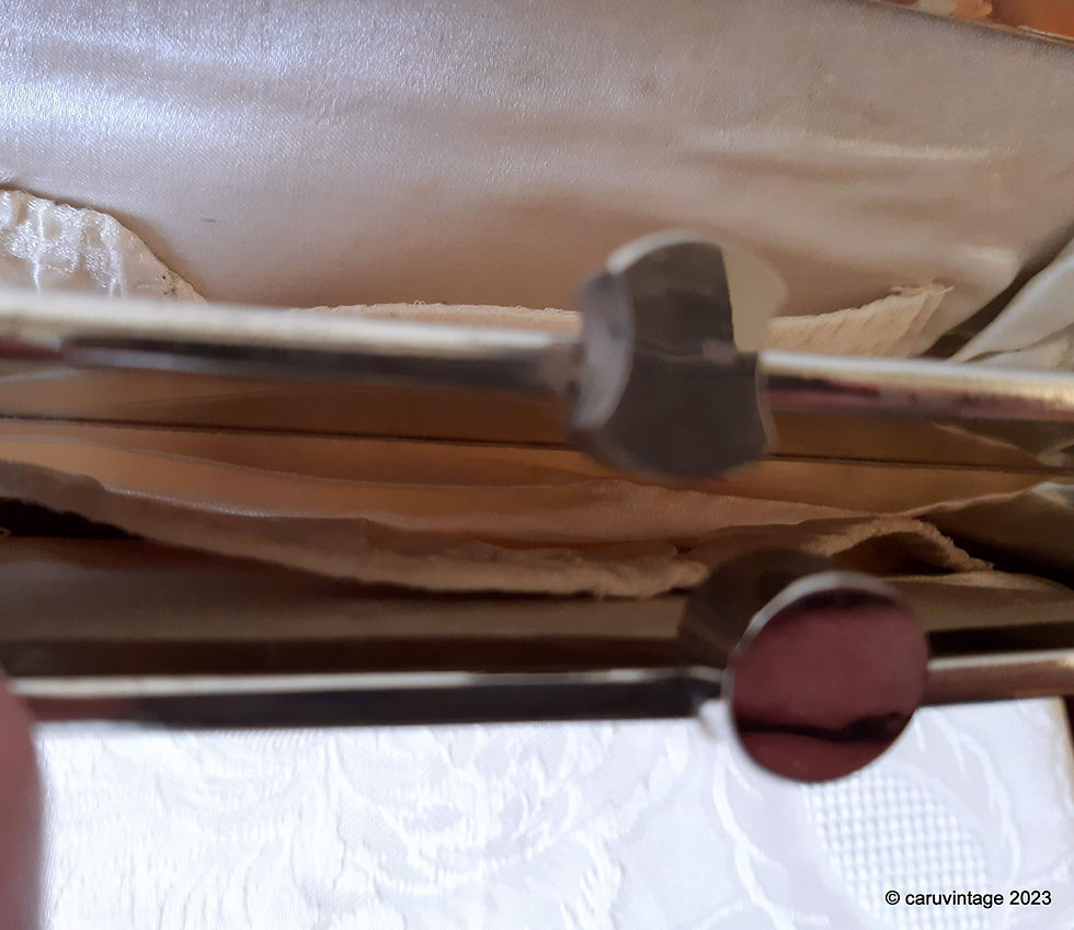 Thumbnail: 1930s python snakeskin clutch bag with hand strap