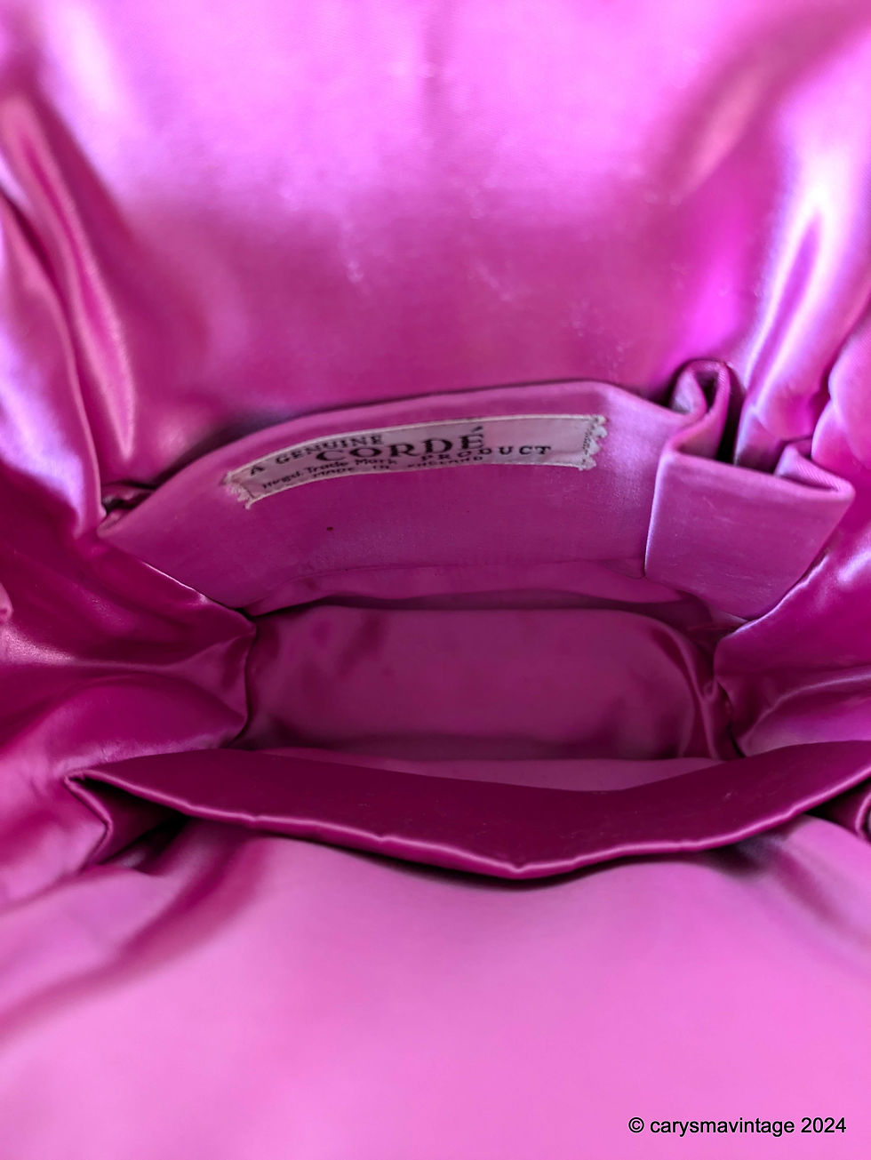 Thumbnail: Corde pink handbag with lucite detail