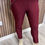 Thumbnail: Body shaping scuba trousers - BURGUNDY 