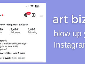 Art Biz 101: Blow Up Your Instagram Profile