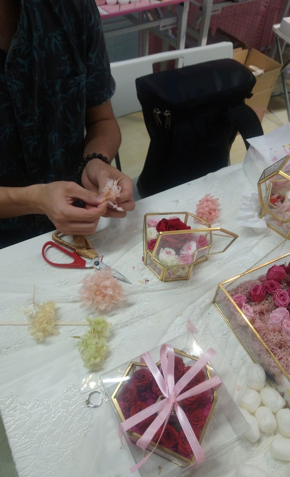縮圖：工作坊 Workshop - 永生花心形珠寶花盒 - You are my Heart - Preserved Flower Heart Box