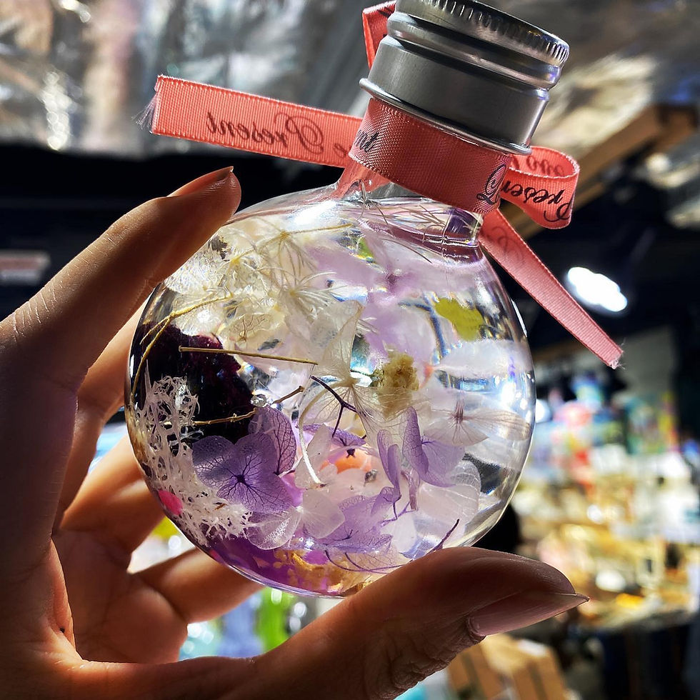 縮圖：浮游花 永生花擴香瓶 (遙望瓶) - Herbarium Flower Aroma Diffuser