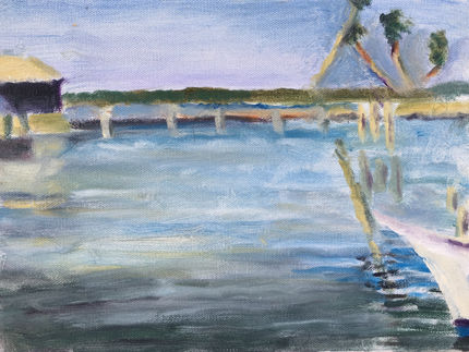 Seascape artwork by Naomi Katz Plotkin — paintings and sketches capturing the ocean’s movement and mood.