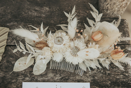 boho bridal hair piece