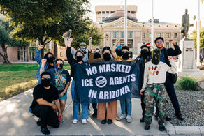 Masked Rural and Urban Arizonans Disrupt Senate Debate After ICE Unmasking Amendment Rejected