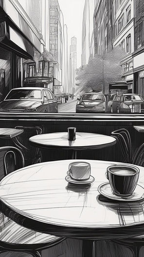 Sunrise In New York - Coffee in Soho - Emilio Rosaleny