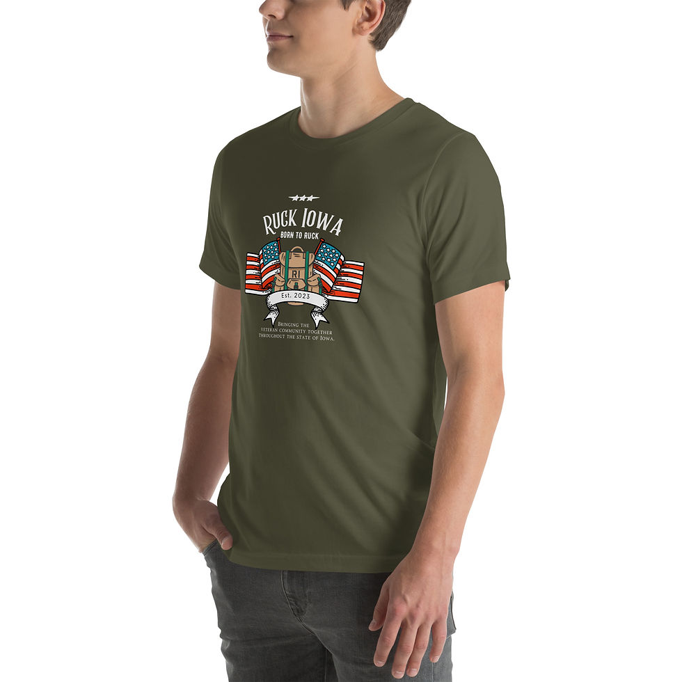 Thumbnail: Born to Ruck Unisex t-shirt