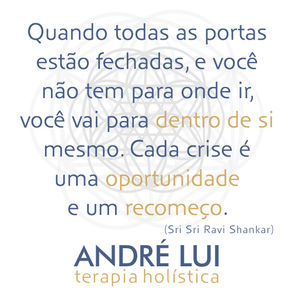 A oportunidade de um recomeço.