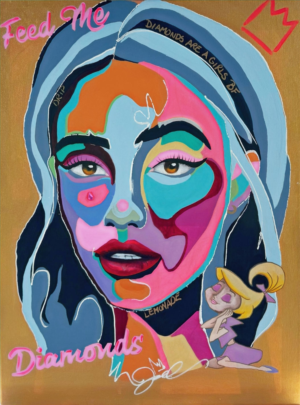 Feed Me Diamonds | Modern Portrait
