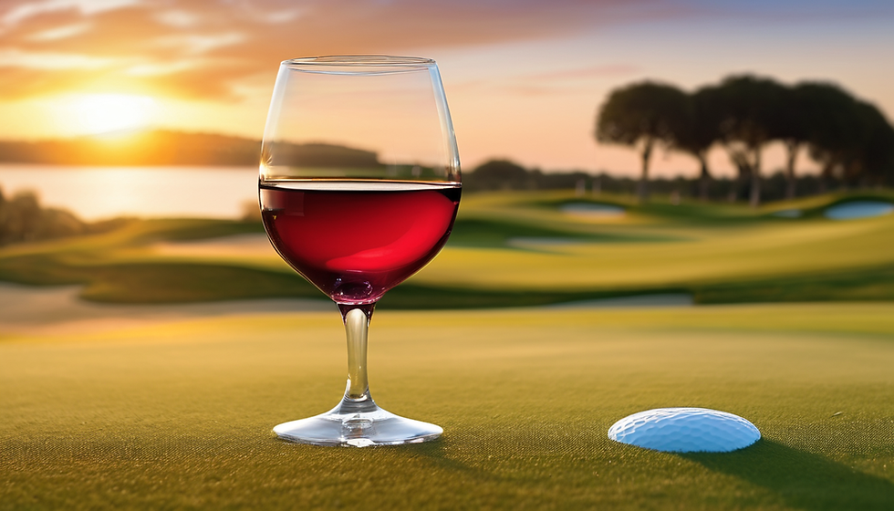 Weinprobe und Golf-Turnier