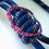 Thumbnail: H8KNOT fuchsia &amp; purple double knots
