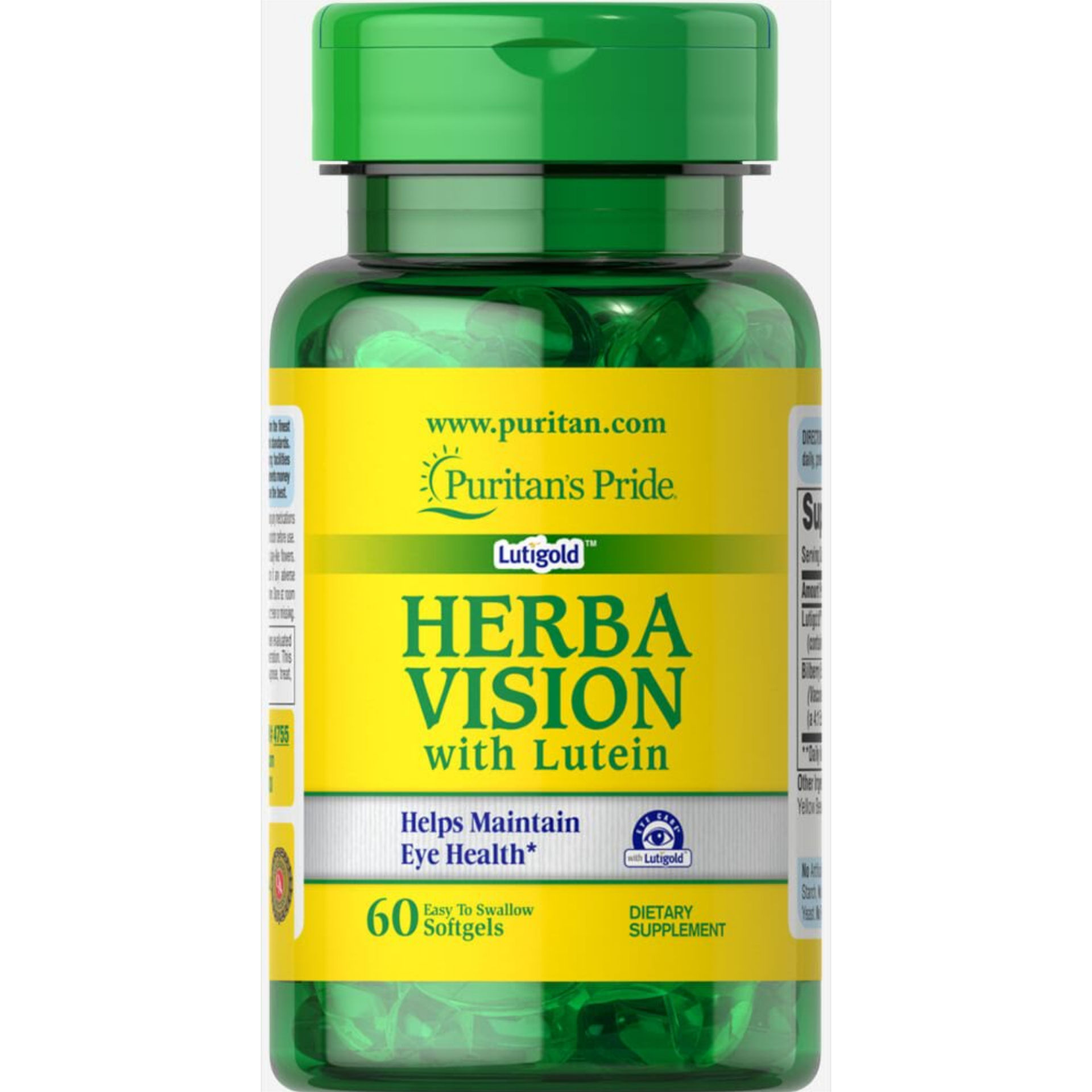 Herbavision with Lutein and Bilberry 60 Softgels