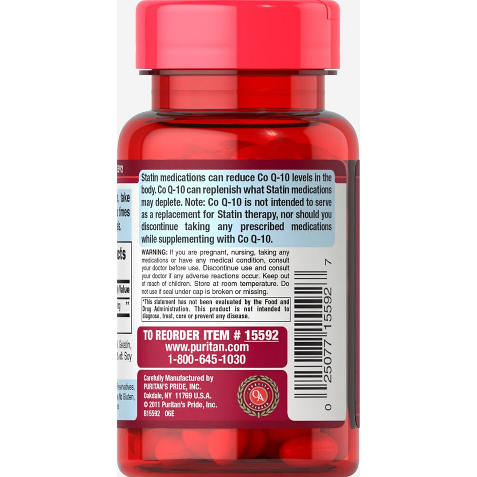 Thumbnail: Coenzyme Q10 100 mg 30 Softgels (Puritan's Pride)