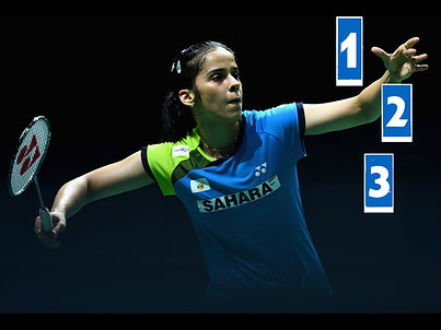 badminton player.