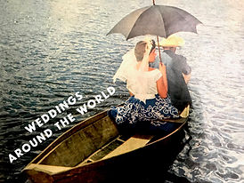 Wedding venues around theworld Bride boat.