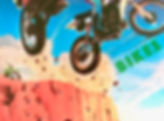 Bikes jumping off cliff eighties.