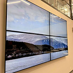 VideoWall avec support chief LVS1U