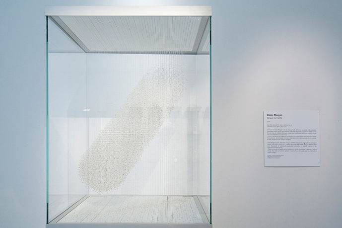 Oeuvre de Claire Morgan, présentée lors de l'exposition Precious au salon Maison & Objet