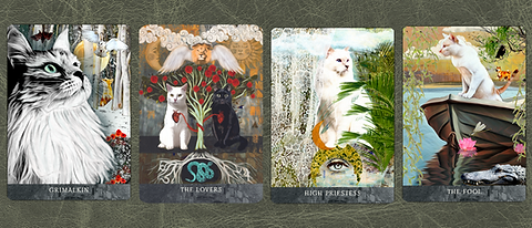 趣味・スポーツ・実用 GRIMALKIN'S CURIOUS CATS TAROT Grimalkin's Curious Cats Tarot - MJS Tarot