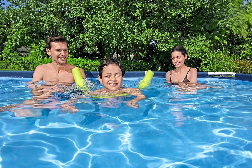 Thumbnail: Bestway® Steel Pro™ 8.6ft rectangular pool with steel frame.