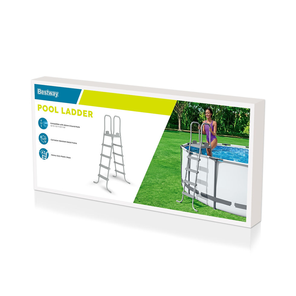 Thumbnail: Bestway® Flowclear™ 52in pool ladder.