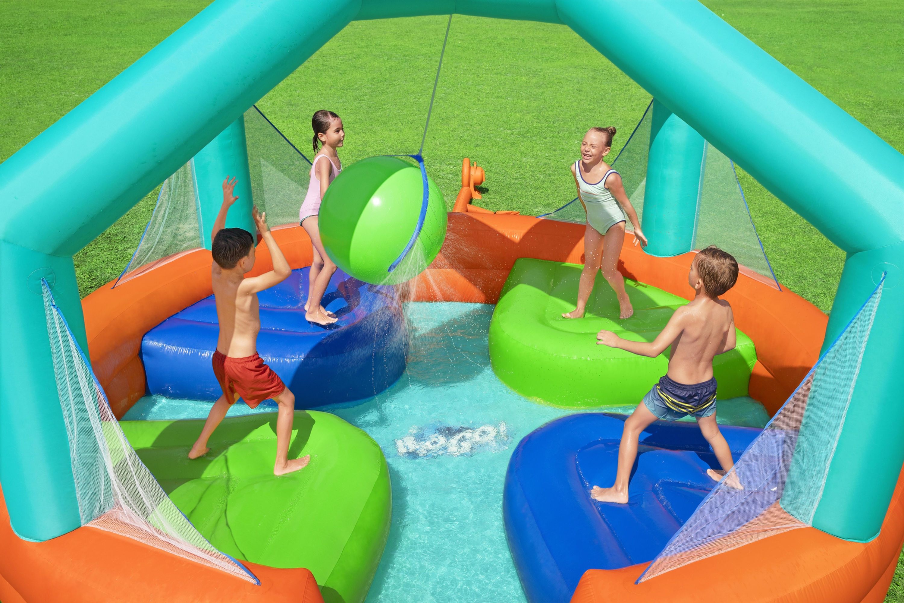 H2OGO!® Dodge & Drench water park game.