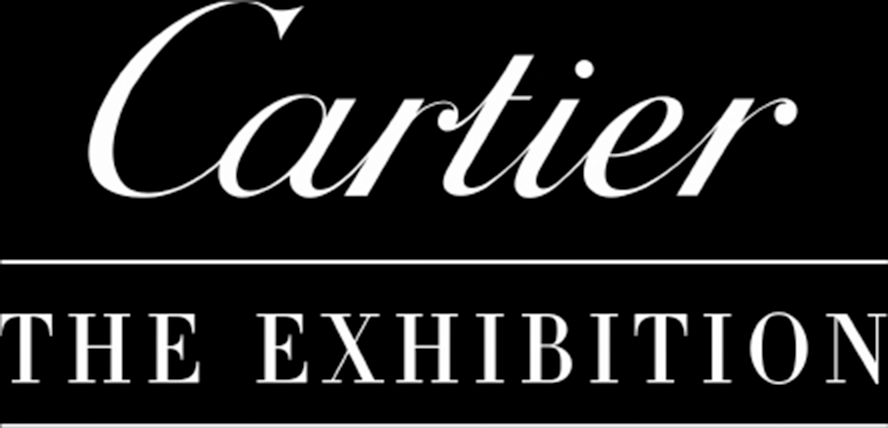 Cartier white logo black background.gif