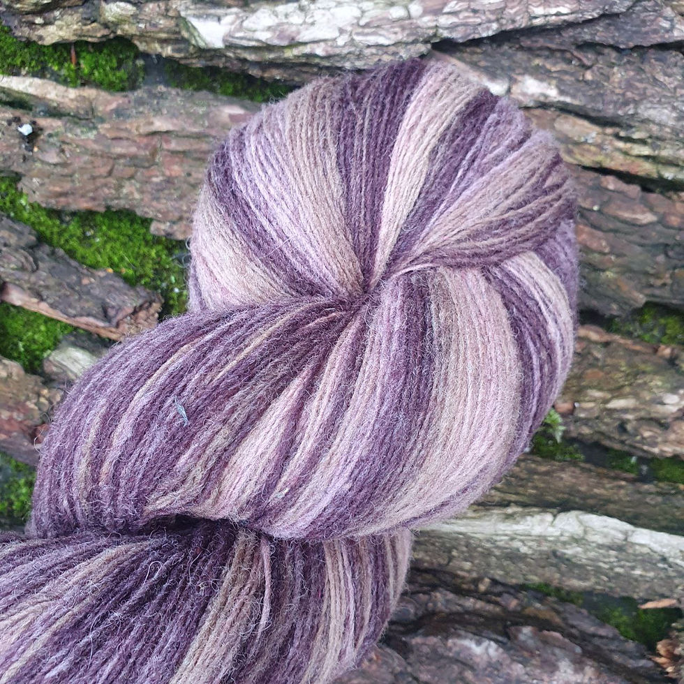 Dundaga 100% Gotland Merino 420m/100g Rookachtige amethist