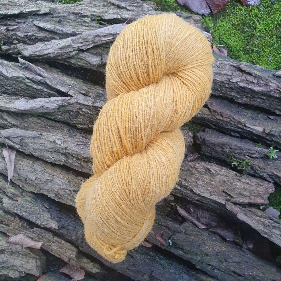 Thumbnail: Dundaga 20/80% Sheep Wool+ Gotland Merino 420m/100g  Egg yolk