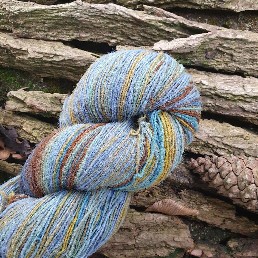 Dundaga 20/80% Sheep Wool+ Gotland Merino 420m/100g *Blauwe dromen*