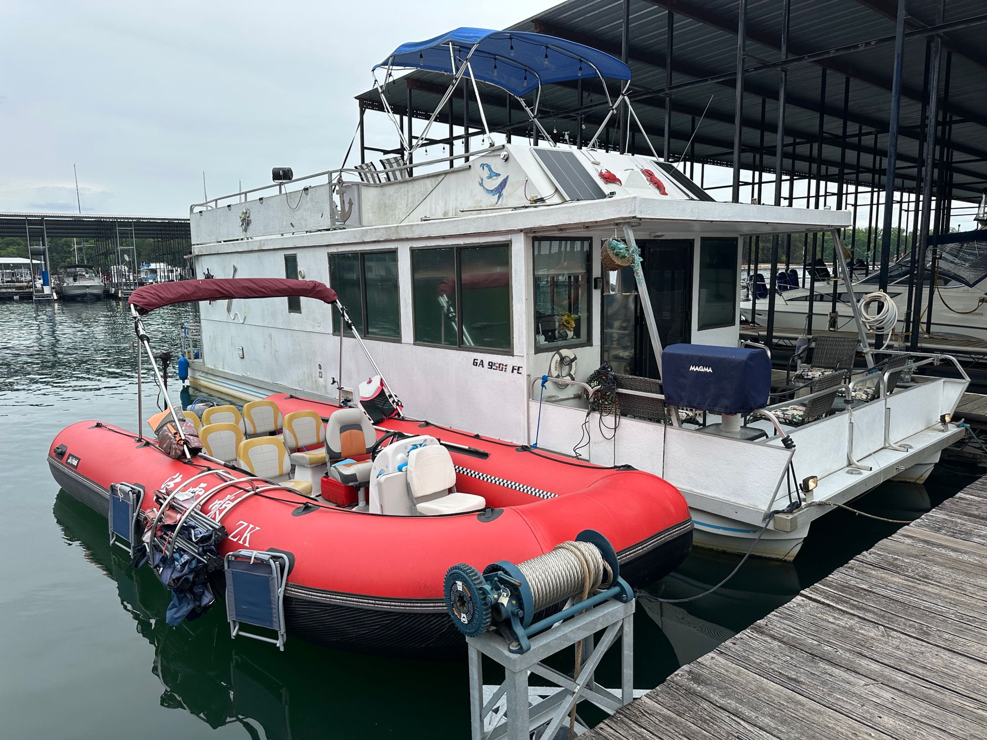 1996 Catamaran Cruiser 12x42 & 2024 Inflatable Boat
