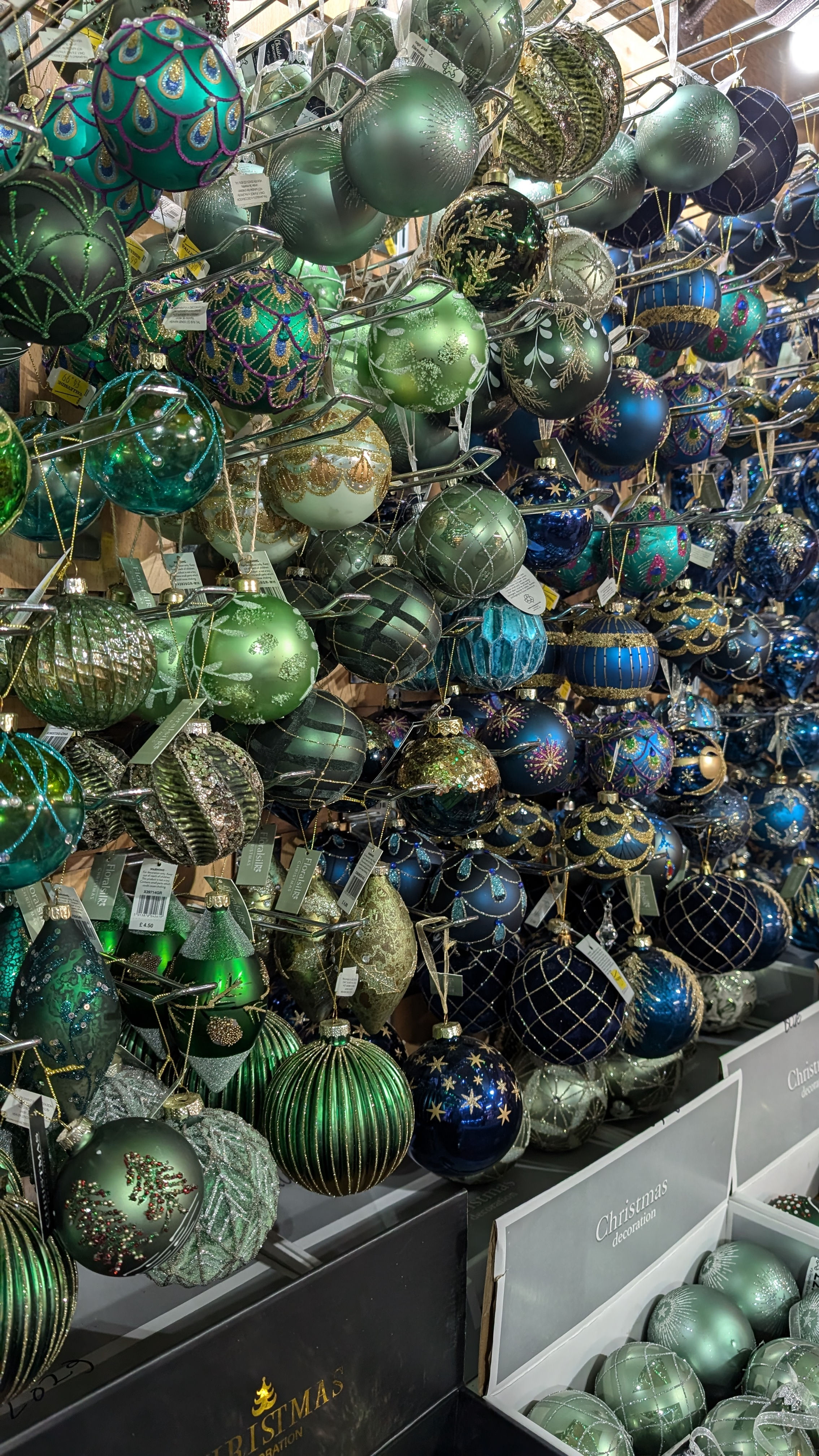 Real Glass Baubles
