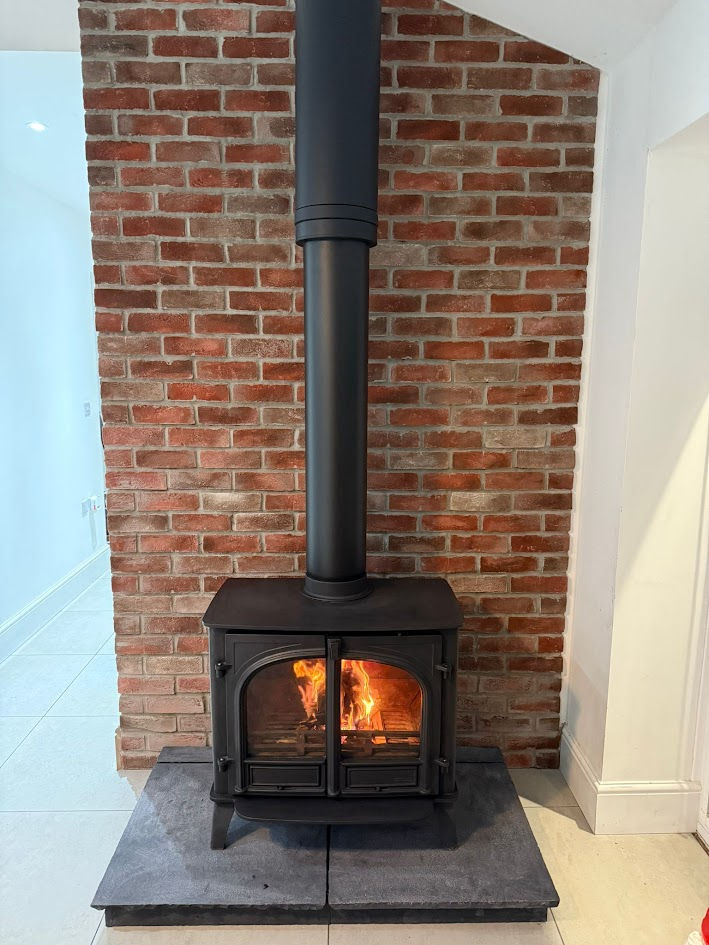 Tudor Red Brick Slips Fire place 