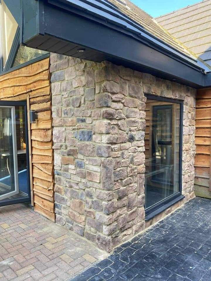 Multi Blend Stone Veneer Extension