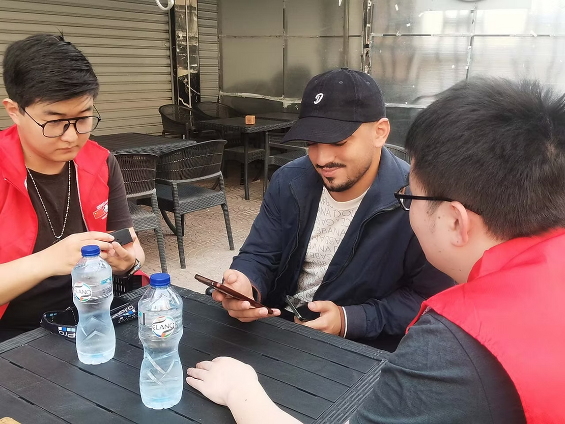 Photo: Interview with Mr. Hazem Hayek, Head of ISS Cairo, Egypt