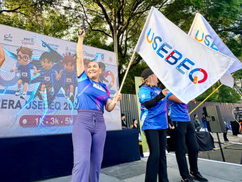 Participan dos mil 200 personas en la 10a edición de la carrera USEBEQ