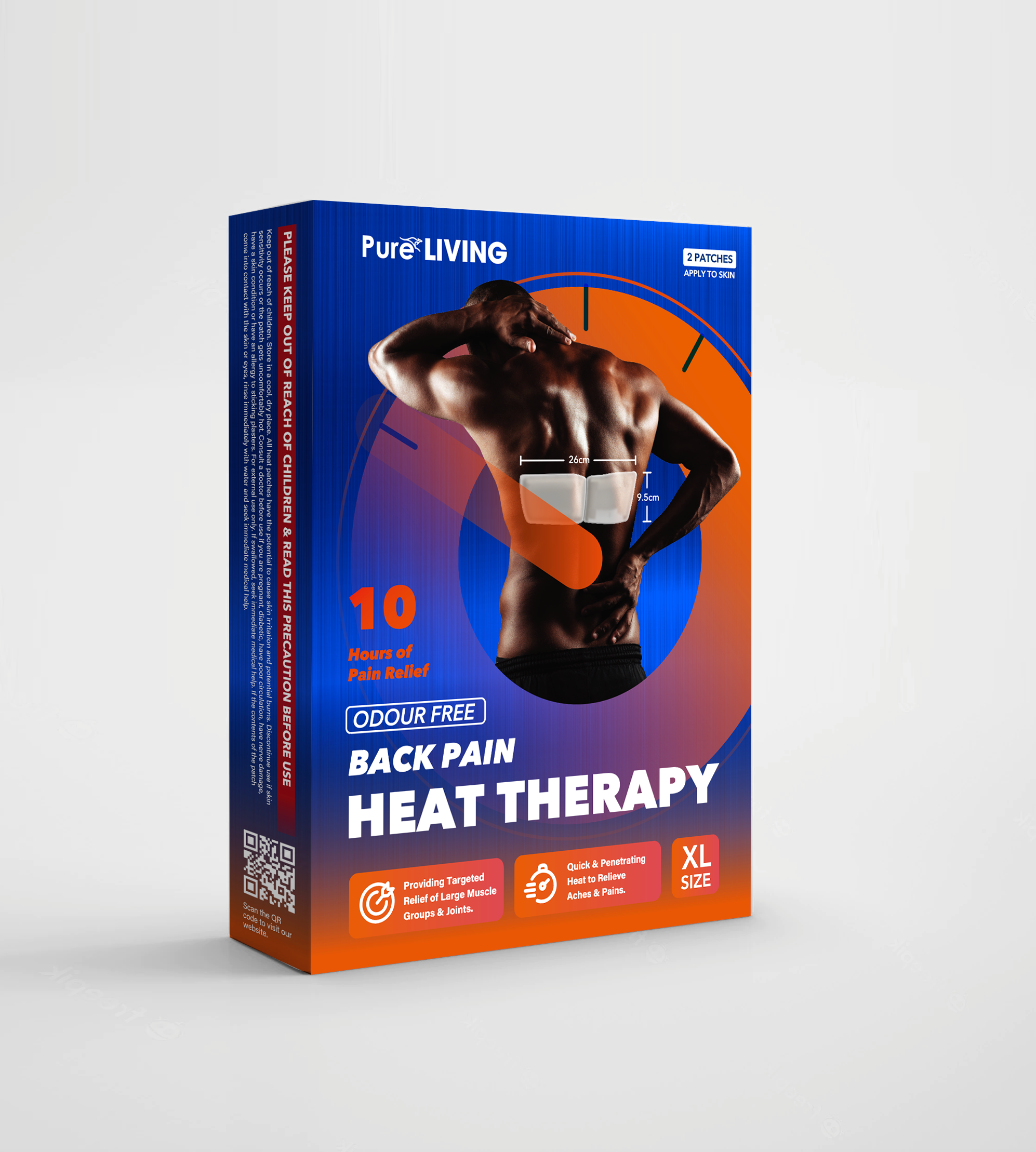Back Pain Heat Therapy Heating Patches