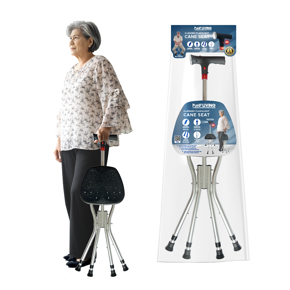 4-legged Flashlight Cane Seat