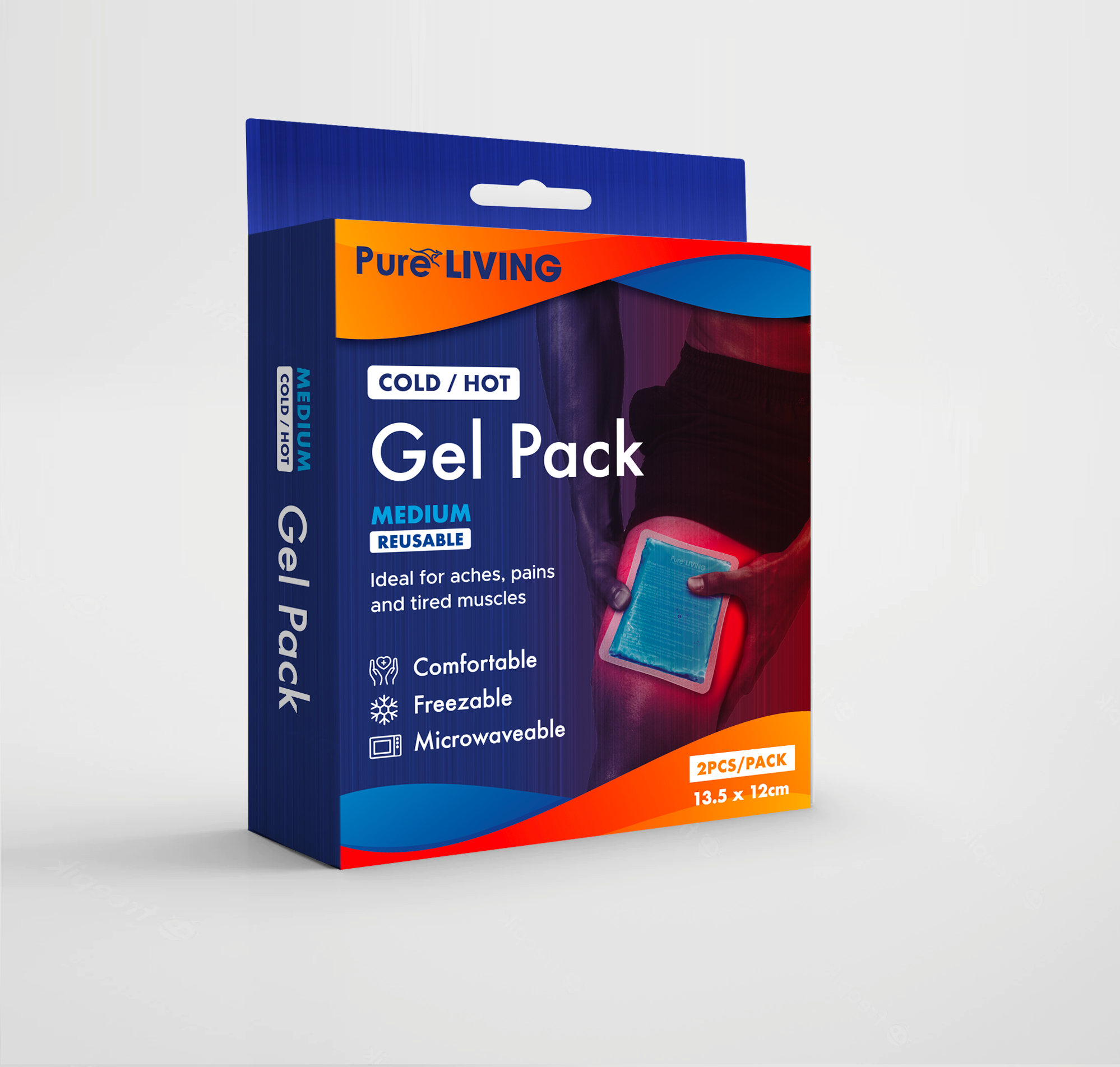 Cold/Hot Medium Gel Pack 2pcs/pack